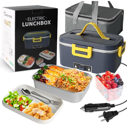 80W Automatic Portable Heating Lunch Box with 1.8L Capacity
