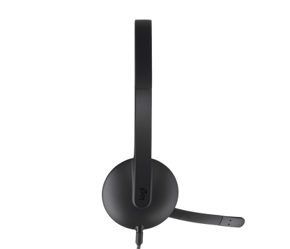 Logitech H340 USB PC Headset with Noise-Canceling Mic for Clear Digital Audio