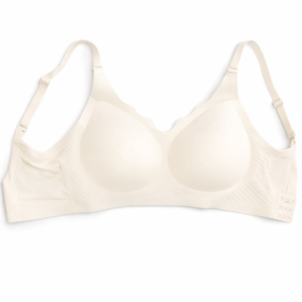 Fashion and Comfortable Sheer Ice Silk Spaghetti Strap Bra for Women – Breathable, Anti‑Sagging