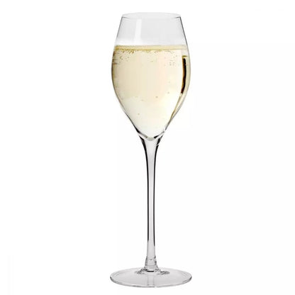 KROSNO Harmony Premium Crystal Prosecco Glasses Set, 6-Pack, 300ml