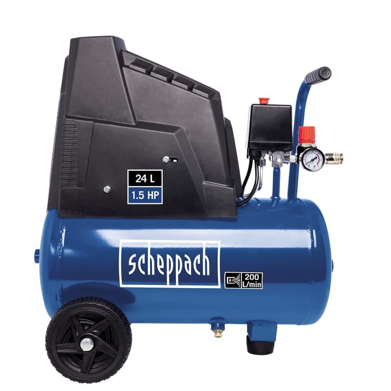 Scheppach 8 Bar Oil-Free Air Compressor HC25o Set with Accessories - Gomix Brands Outlet