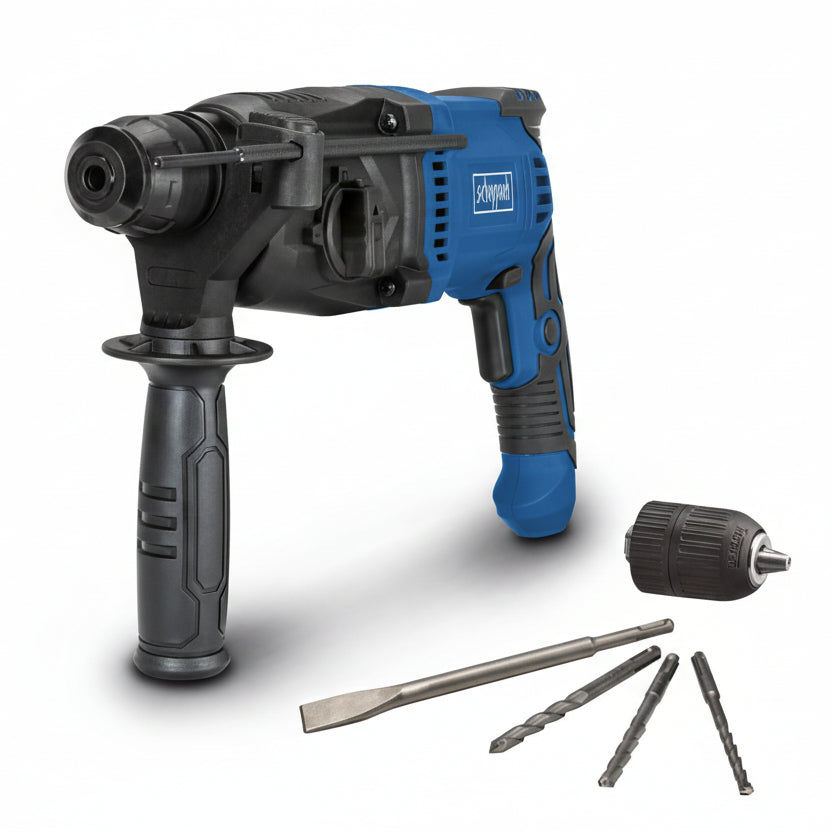 Scheppach HD-800P Rotary Hammer 800W 2.5J Set with Drill Bits
