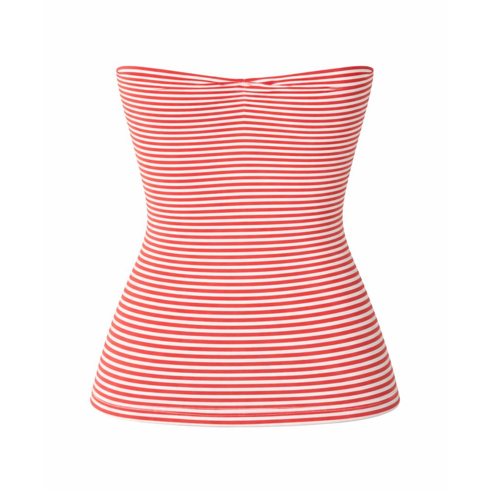 esmara Women's Cotton Striped Off-Shoulder Crop Top