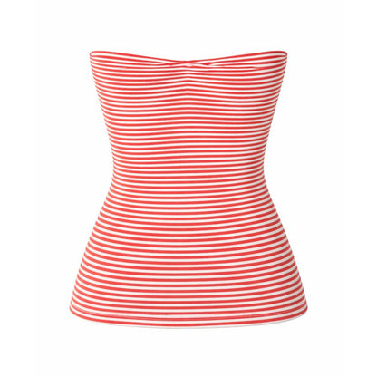 esmara Women's Cotton Striped Off-Shoulder Crop Top