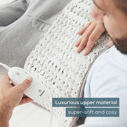 Beurer HK 123 XXL Super-Soft Fast-Heating Pad, 3 Settings, Auto Shut-Off