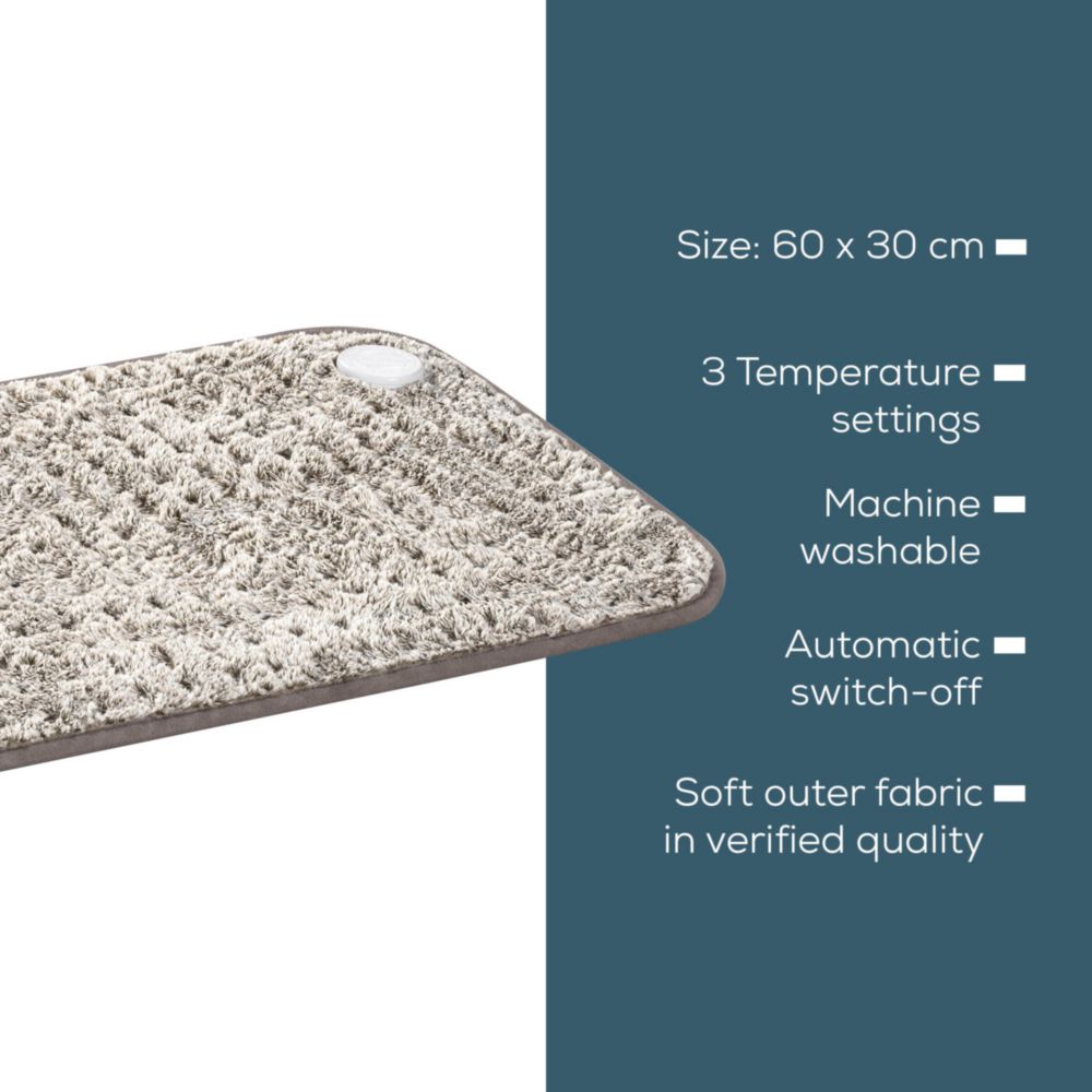 Beurer HK 123 XXL Super-Soft Fast-Heating Pad, 3 Settings, Auto Shut-Off