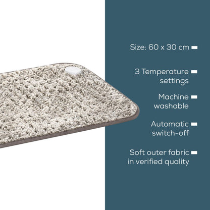 Beurer HK 123 XXL Super-Soft Fast-Heating Pad, 3 Settings, Auto Shut-Off