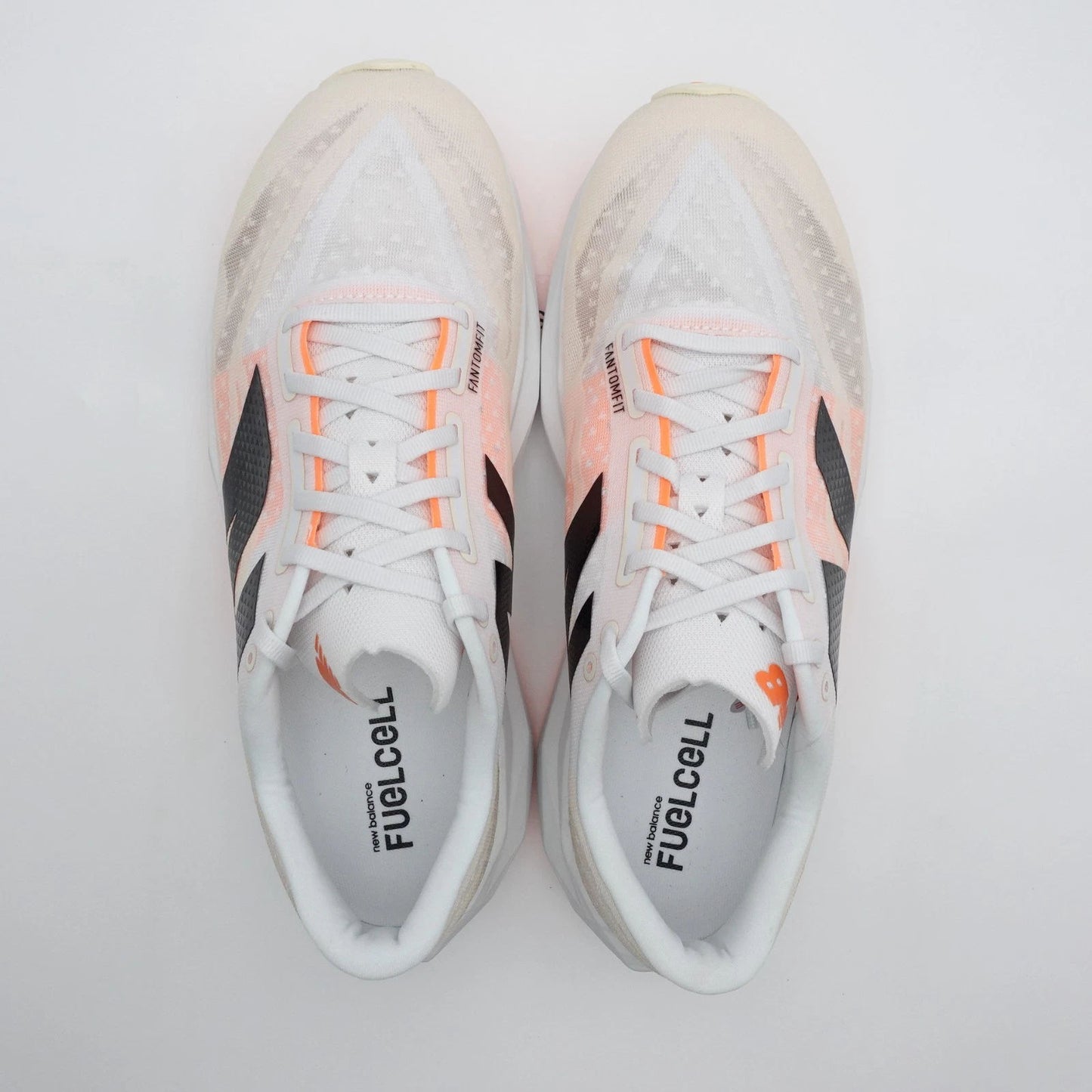 New Balance Men's Wide FuelCell Rebel v4 White Shoes