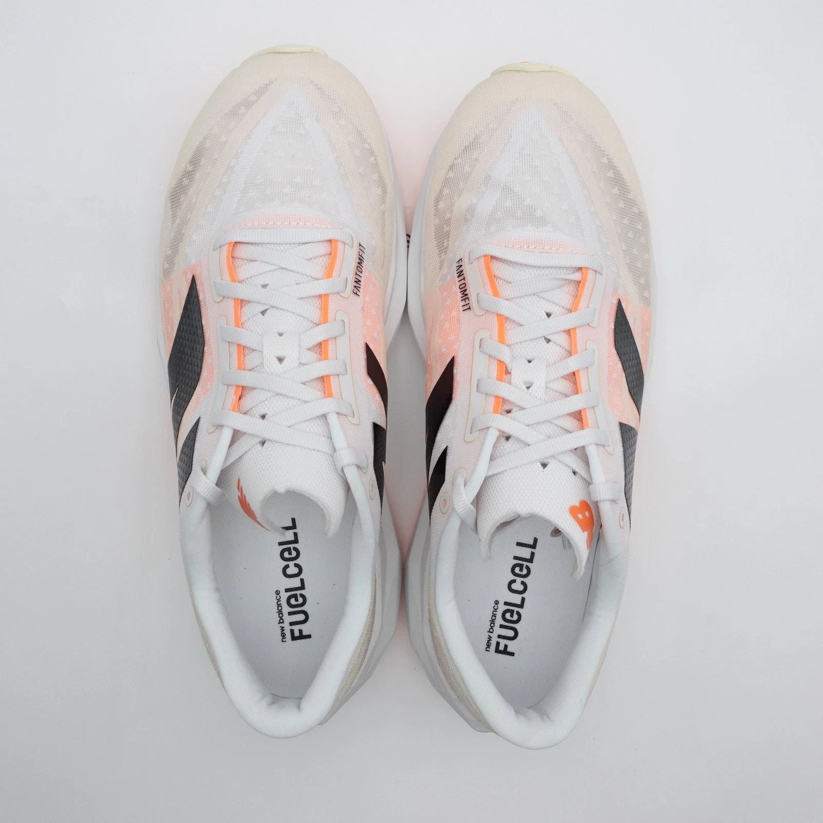 New Balance Men's Wide FuelCell Rebel v4 White Shoes