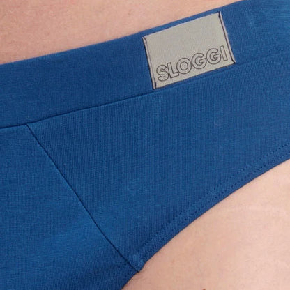Sloggi Go Natural Men's Midi Briefs 2-Pack 95% Cotton Comfort