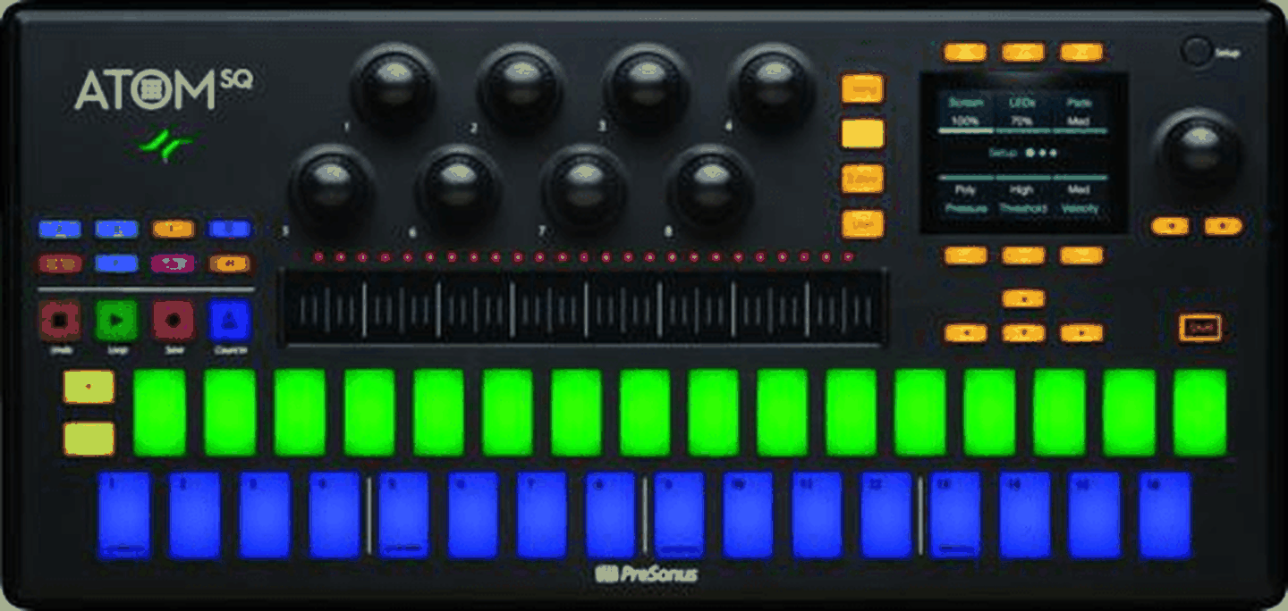Presonus Atom SQ Hybrid 32-Pad MIDI Performance & Production Controller