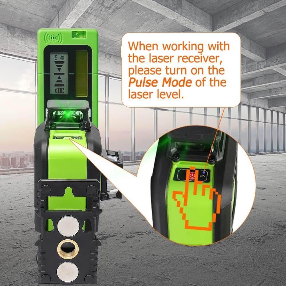 Huepar LR5RG Laser Detector for Red & Green Pulse Lasers - Gomix Brands Outlet