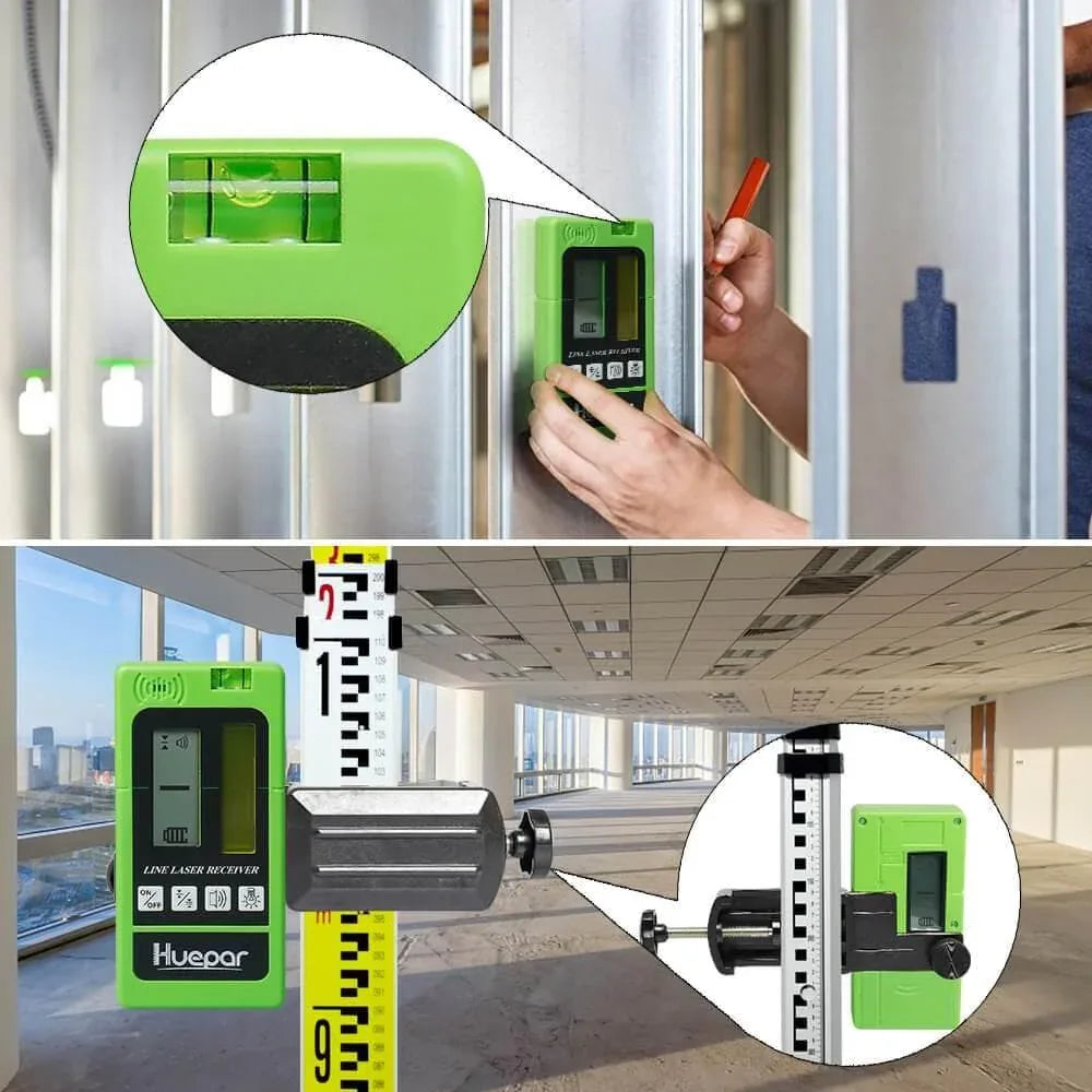 Huepar LR5RG Laser Detector for Red & Green Pulse Lasers - Gomix Brands Outlet