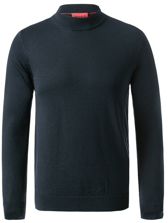 HUGO Wool Pullover San Matteo Regular Fit Bluemarin XXL