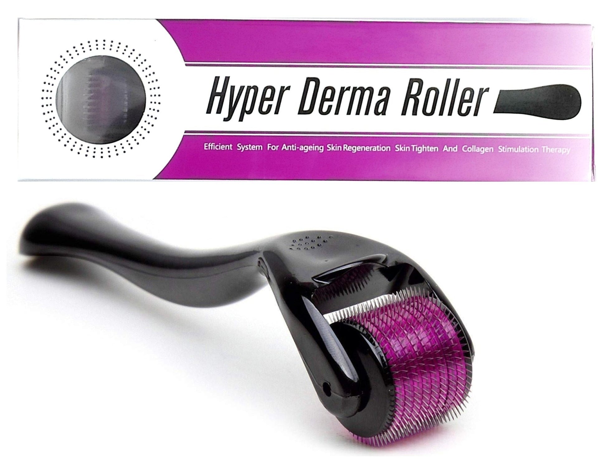 Professional 0.50mm Hyper Derma Roller for Beard Growth & Hair Follicle Stimulation