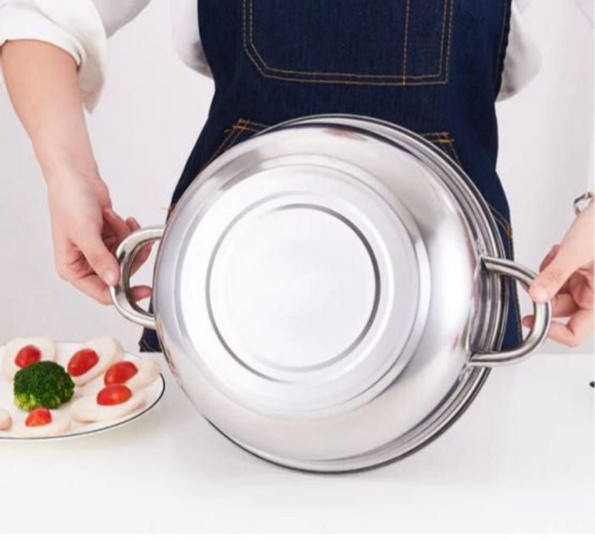 WATA Stainless Steel Two-Tier Steamer 28cm WT-069