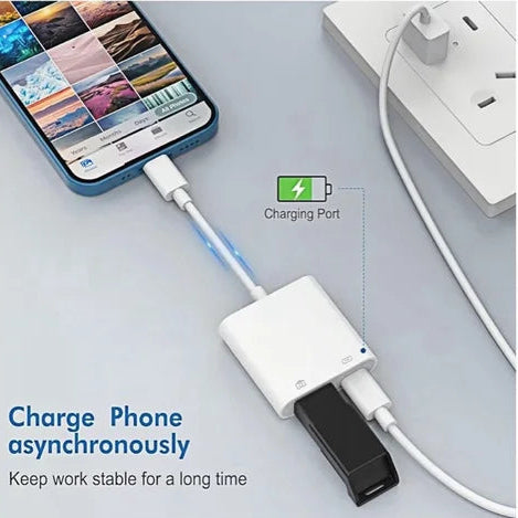 Aibo USB 3.0 Mobile Adapter OTG + Charging