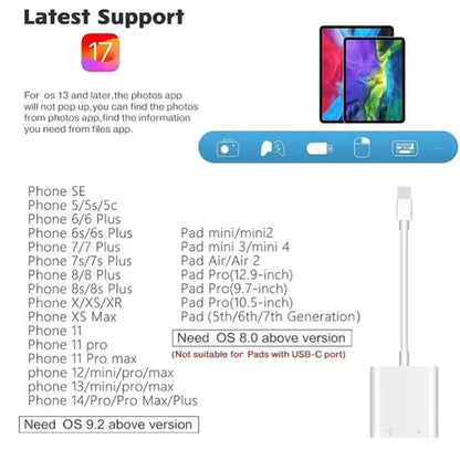 Aibo USB 3.0 Mobile Adapter OTG + Charging