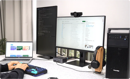 AV Access iDock C10: USB-C KVM Docking Station, Dual 4K Displays - Gomix Brands Outlet