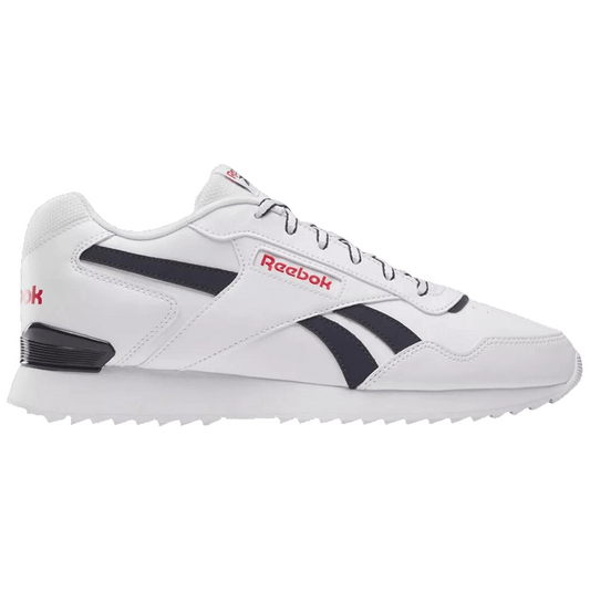 Reebok Glide Ripple Clip White Vector Navy Red Men's Classic Casual Sneaker