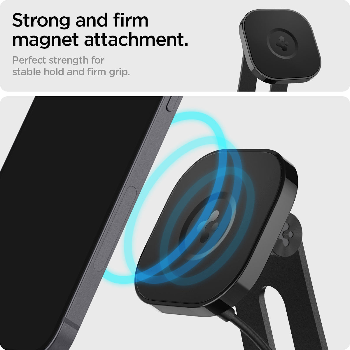OneTap Pro S310W Wireless Magnetic Charging Stand Black