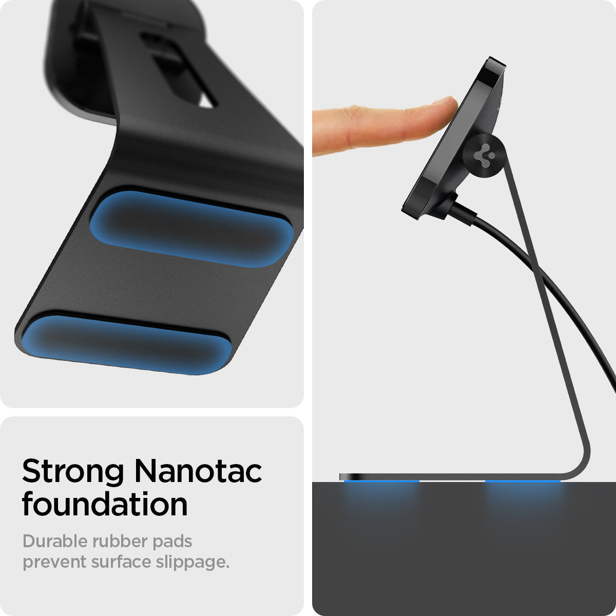 OneTap Pro S310W Wireless Magnetic Charging Stand Black