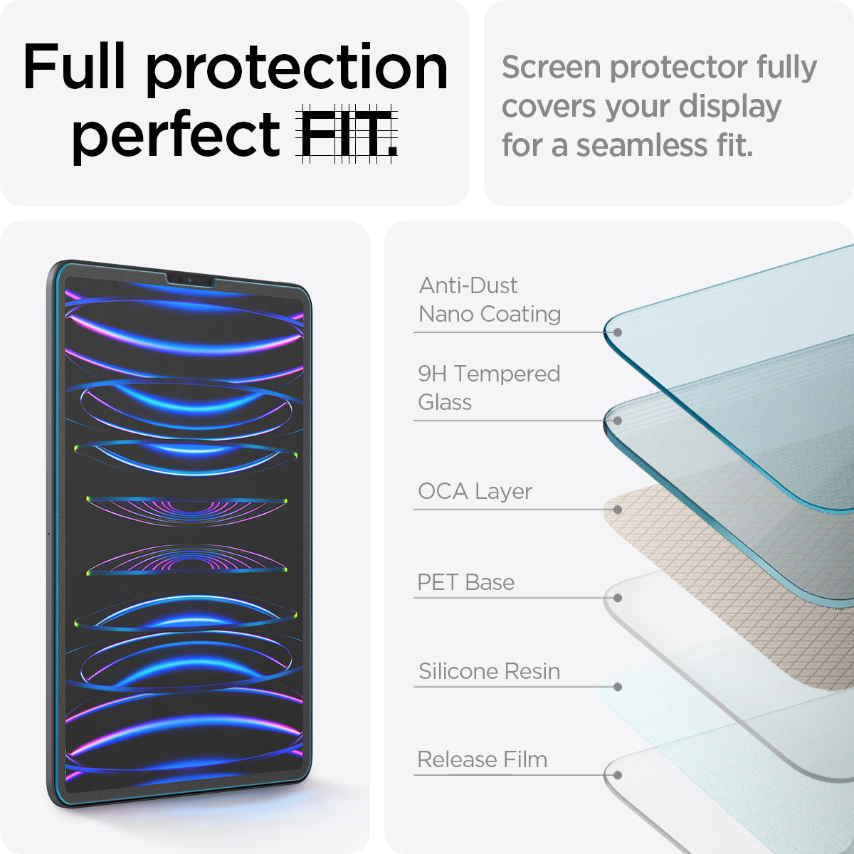 iPad Pro Series Paper Touch EZ Fit Screen Protector for iPad Pro 11-inch and 12.9-inch