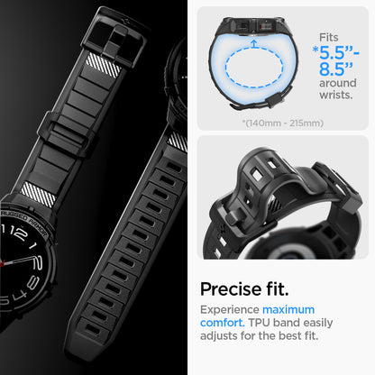 Spigen Rugged Armor Pro Galaxy Watch Case Band
