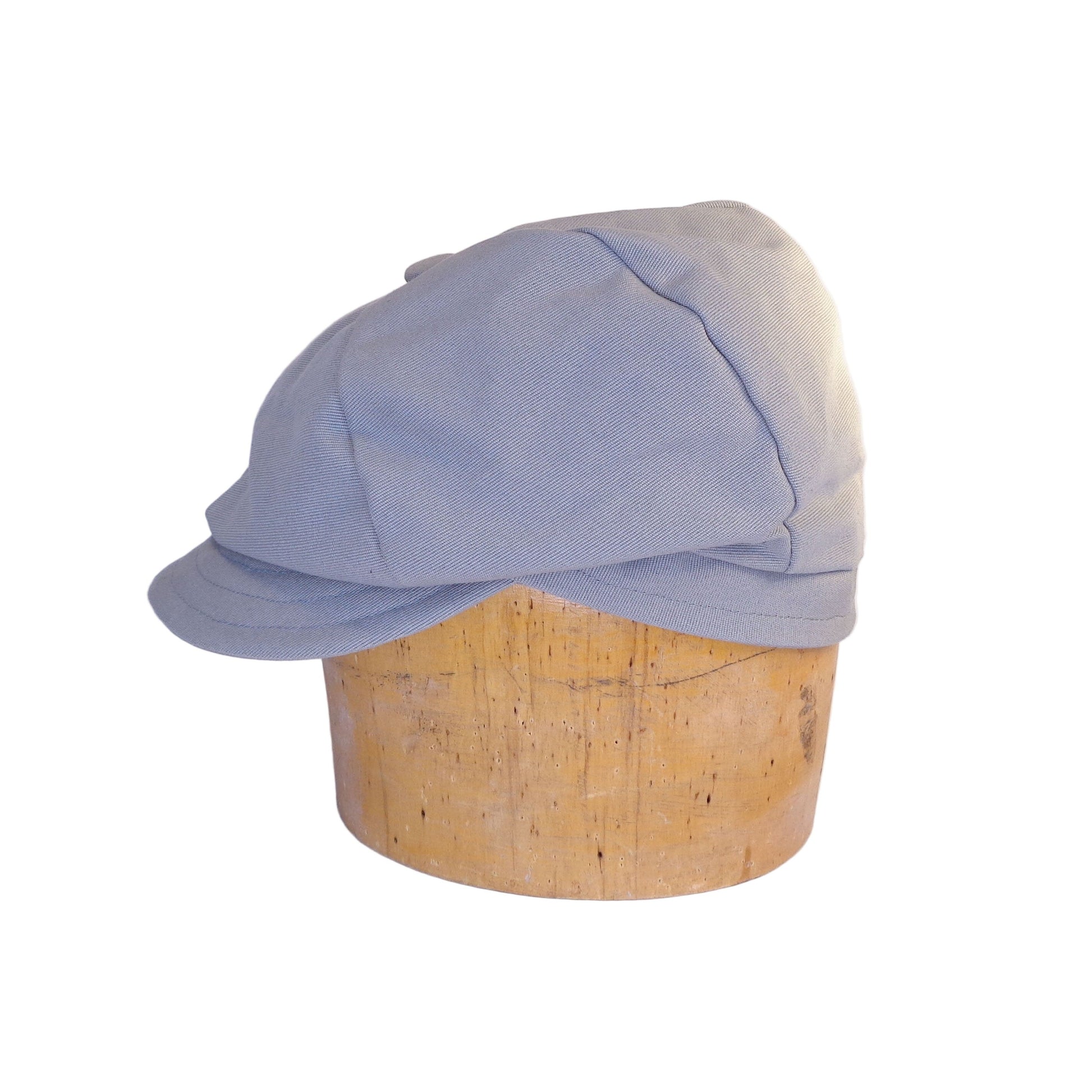 Handmade Dublin Gray Cotton Newsboy Cap – Vintage Irish Style