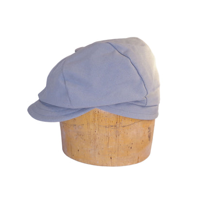 Handmade Dublin Gray Cotton Newsboy Cap – Vintage Irish Style