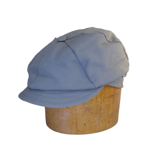 Handmade Dublin Gray Cotton Newsboy Cap – Vintage Irish Style