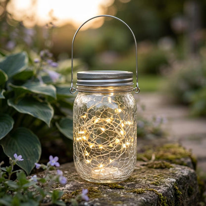 Solar Mason Jar Fairy Lights Lid 70x15mm