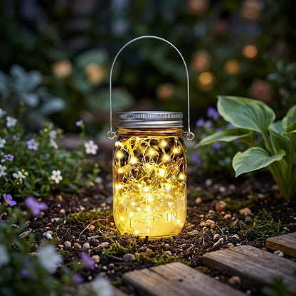 Solar Mason Jar Fairy Lights Lid 70x15mm
