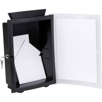 HAN Multifunction Ballot Box IMAGE'IN Black, Wall-Mountable, Lockable, A4 Slot