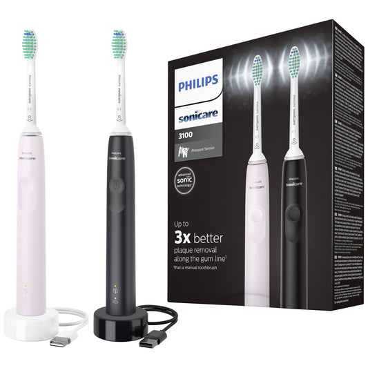 Philips Sonicare 3100 Series Electric Toothbrush for Advanced Plaque Removal