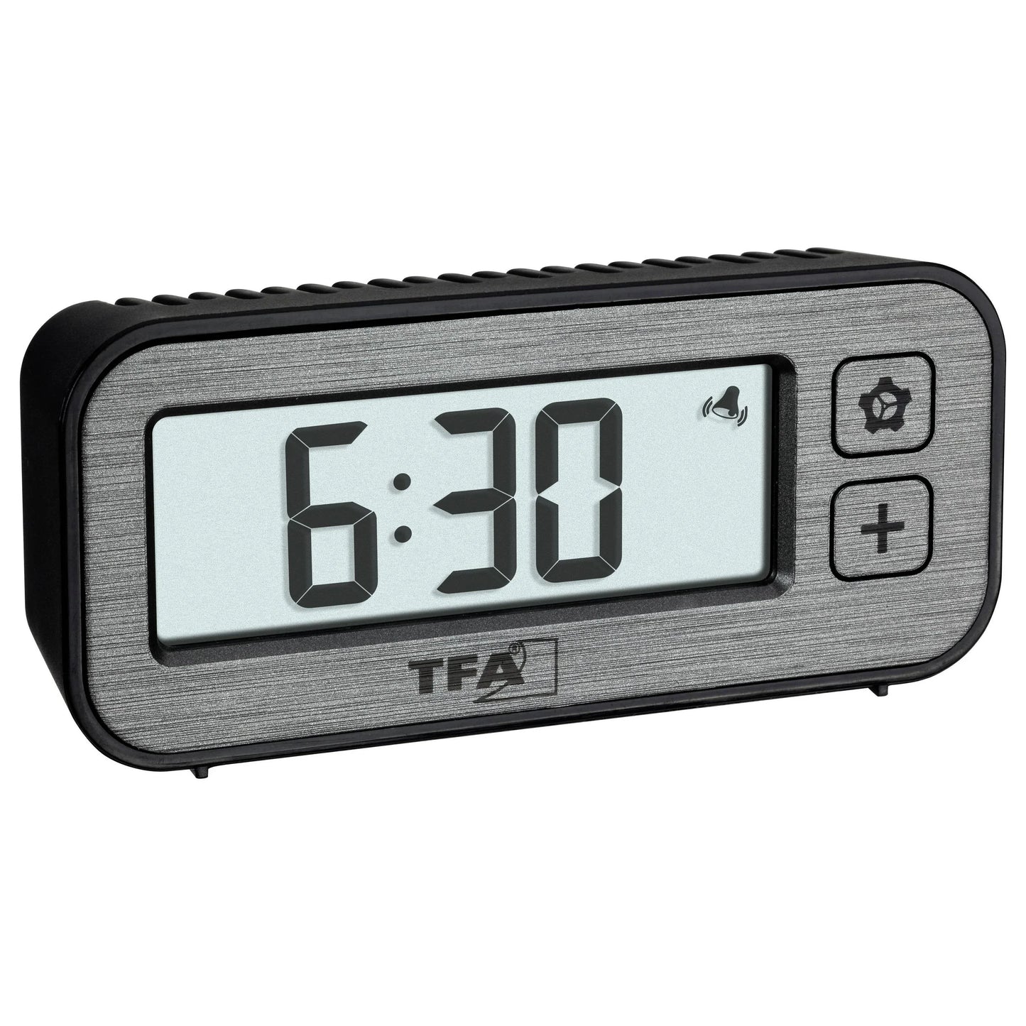 TFA Dostmann SWITCH Grey Digital Quartz Alarm Clock with Temperature & Humidity - Gomix Brands Outlet