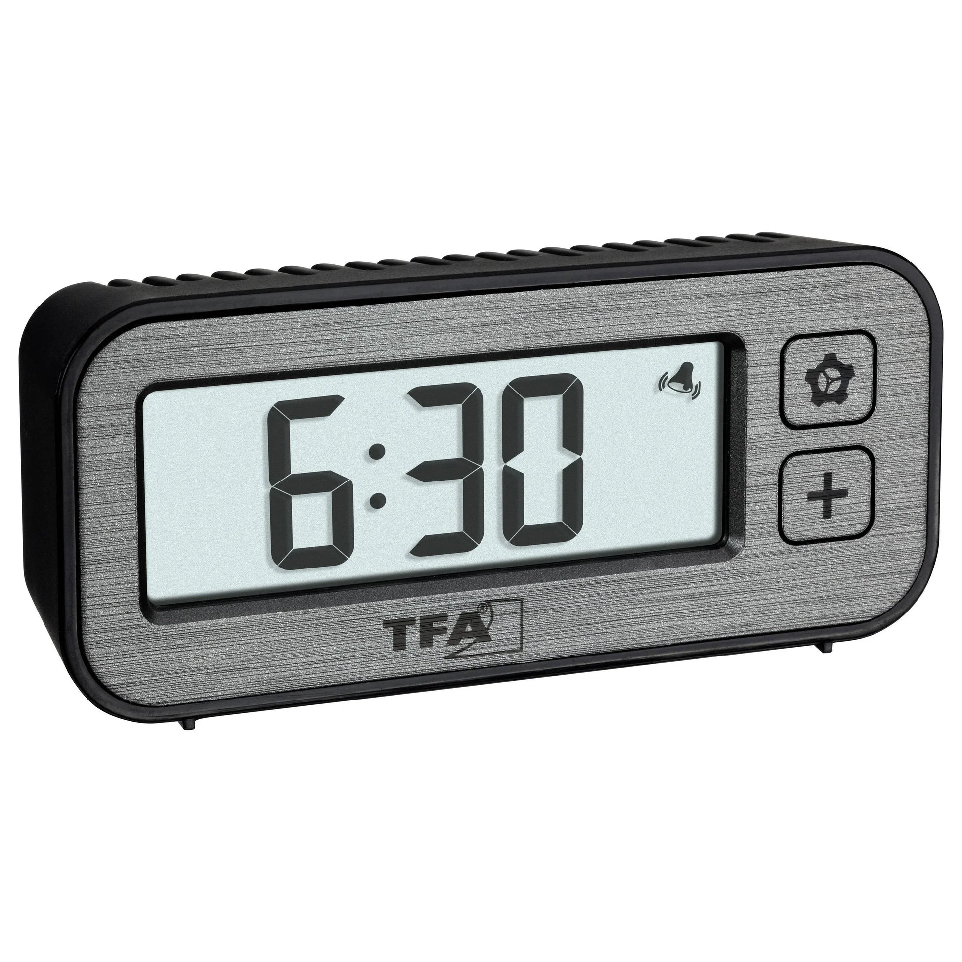 TFA Dostmann SWITCH Grey Digital Quartz Alarm Clock with Temperature & Humidity - Gomix Brands Outlet