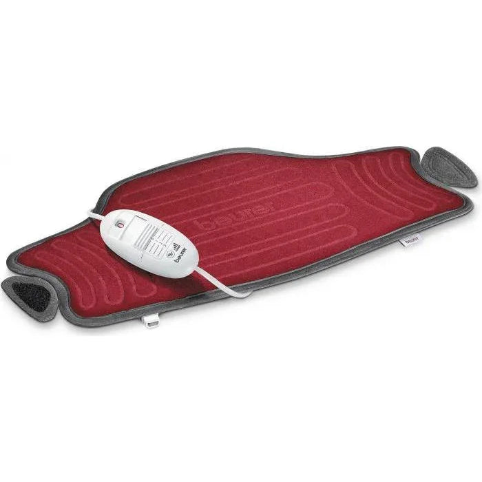 Beurer HK 55 Easyfix 100W Red Heated Cushion: Multi-Purpose, Washable, 3 Temp Levels - Gomix Brands Outlet