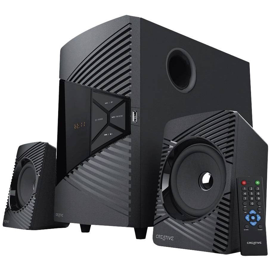Creative SBS E2500 2.1 Bluetooth PC Speaker System 60W Digital Sound Black