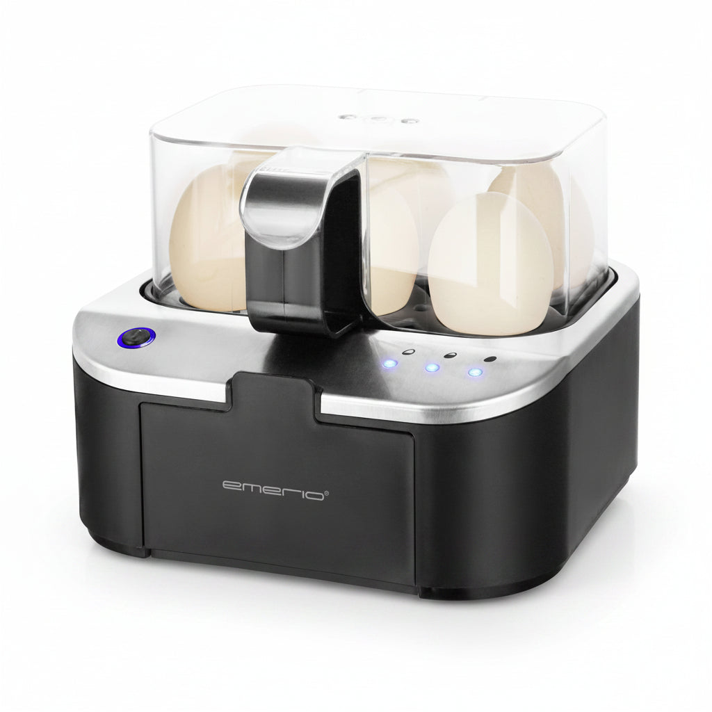 EMERIO EB-123177.1 Egg Boiler 400W Black Silver