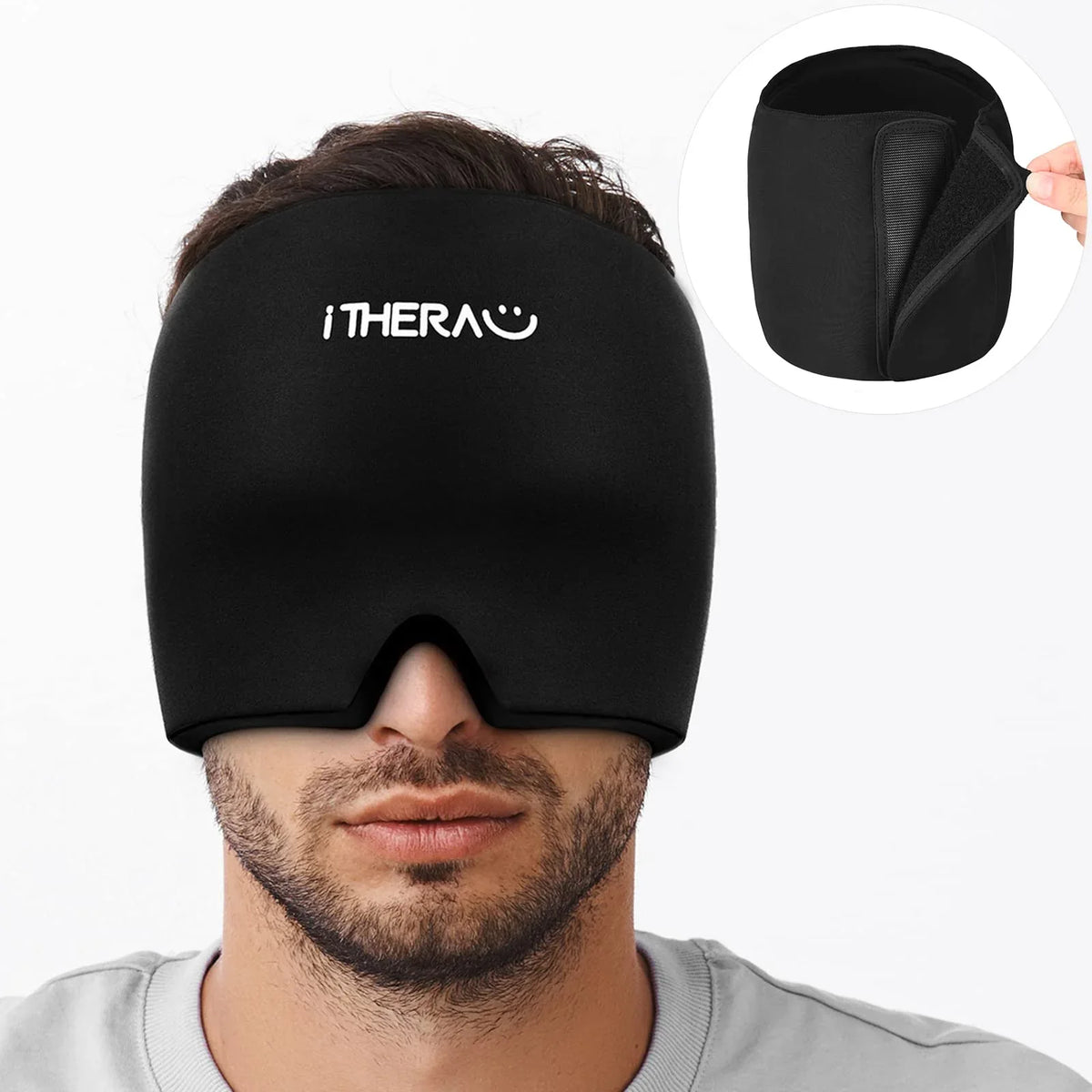 Reusable Ice Head Wrap for Migraine Relief: Flexible Cold Compression Therapy - Gomix Brands Outlet