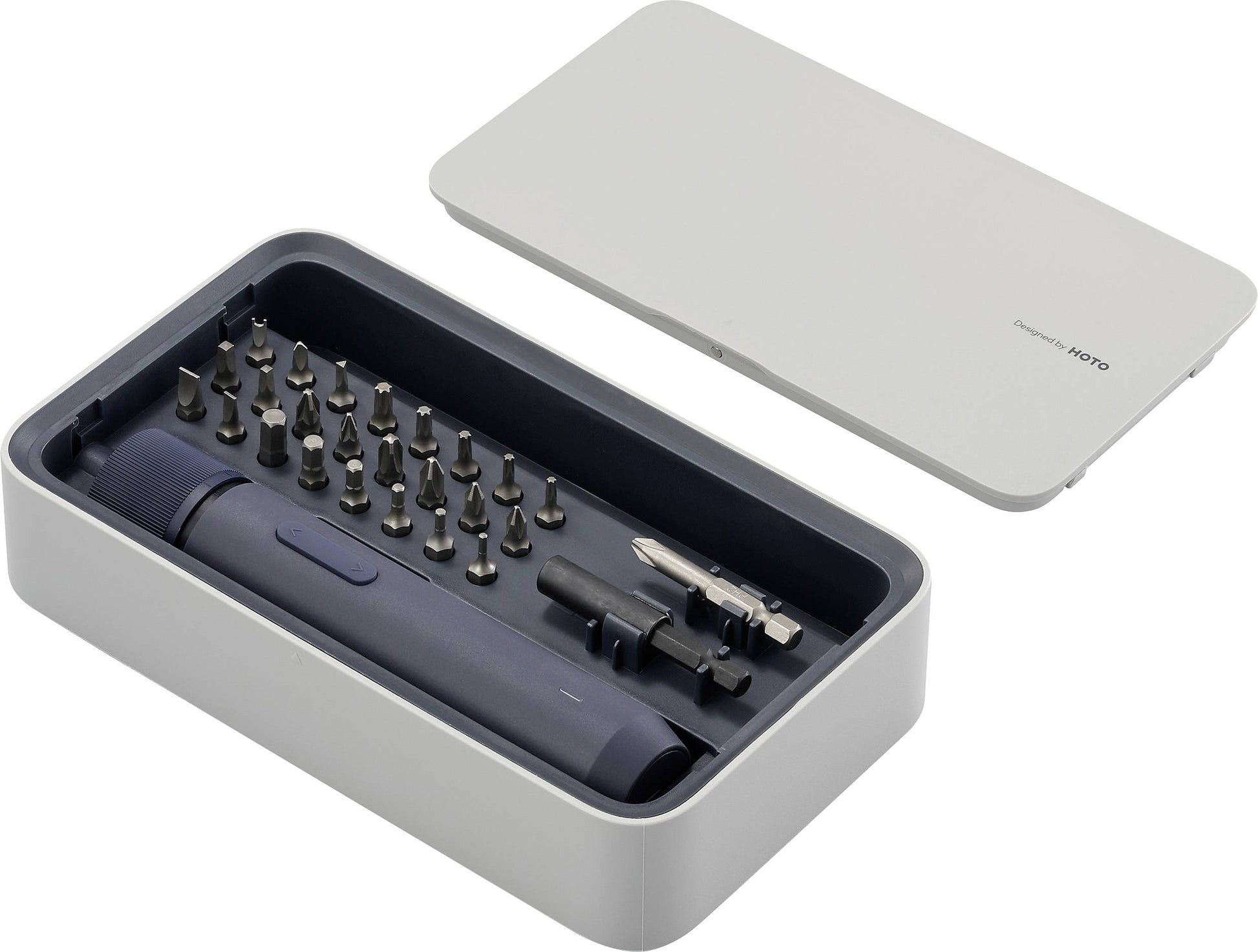 HOTO QWLSD011 Universal Cordless Screwdriver Set with 24 Magnetic Bits