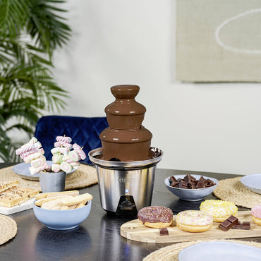 Princess XL 3-Tier Stainless Steel Chocolate Fountain for Parties & Desserts