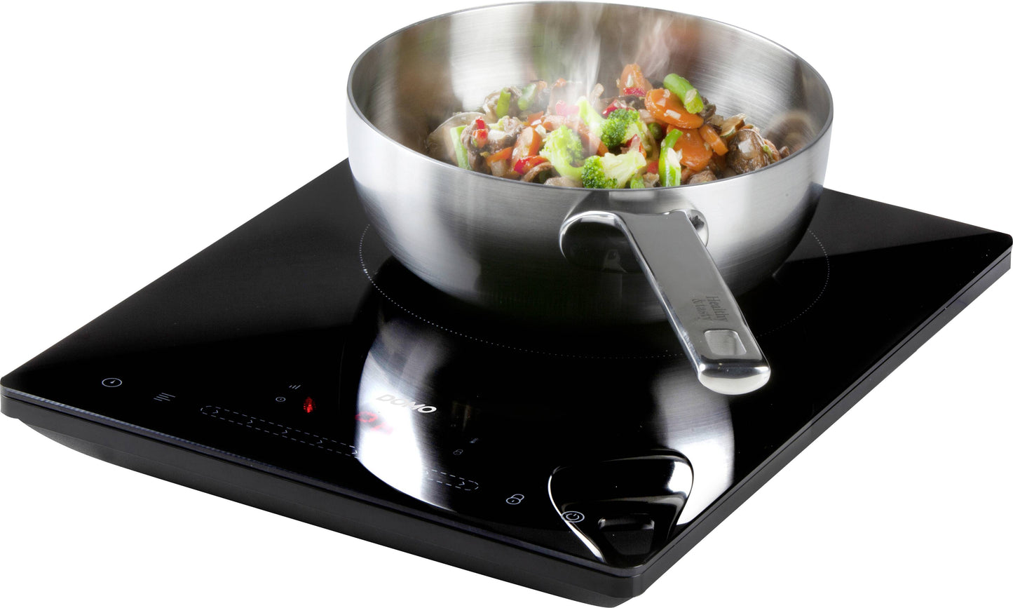 DOMO DO332IP Induction Hob Black with Timer and Display