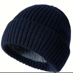 Thermal Thinsulate Wool Beanie – Warm Winter Hat for Men