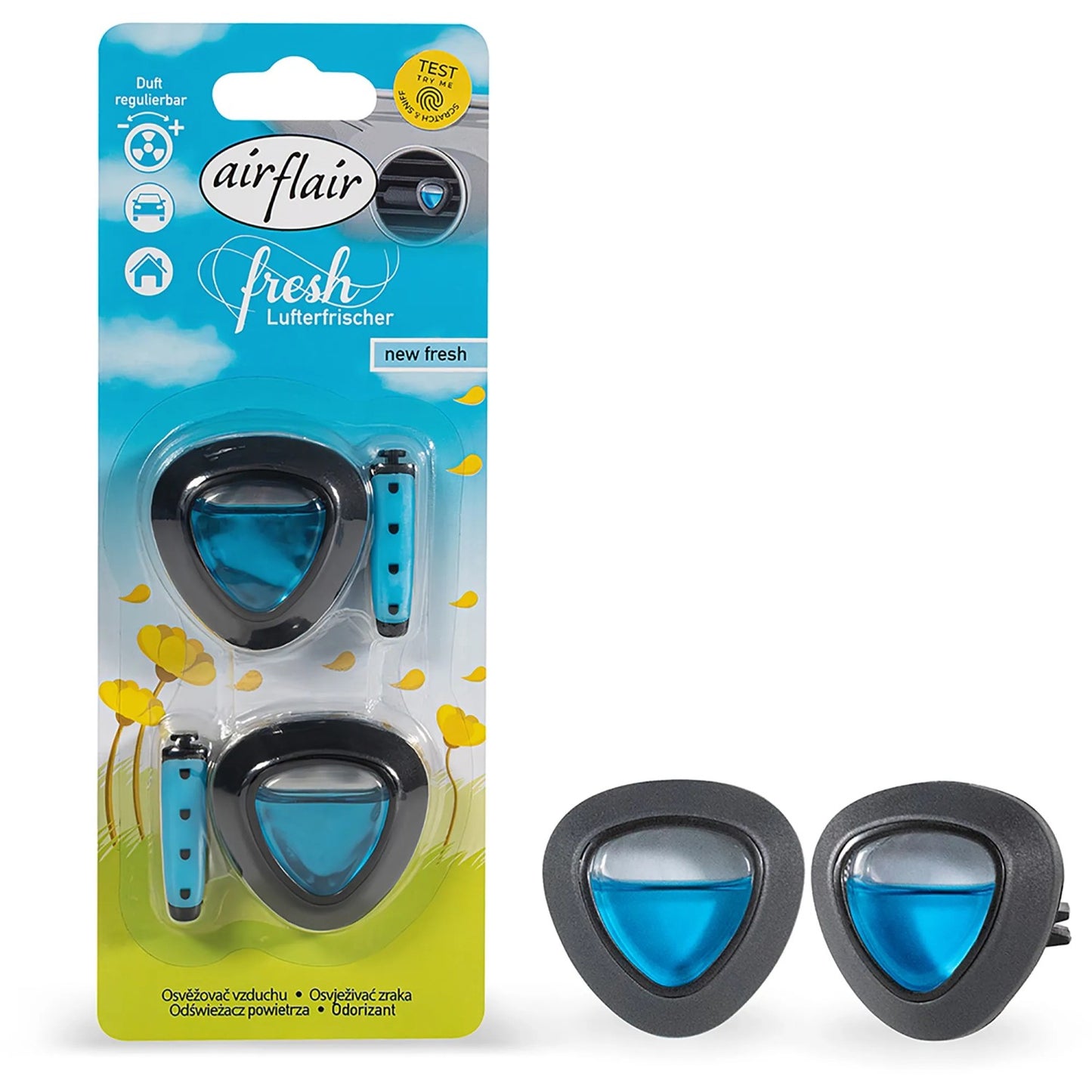 Airflair Clip Air Freshener with Double Diffuser New Fresh