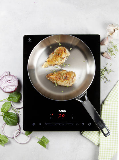 DOMO DO332IP Induction Hob Black with Timer and Display