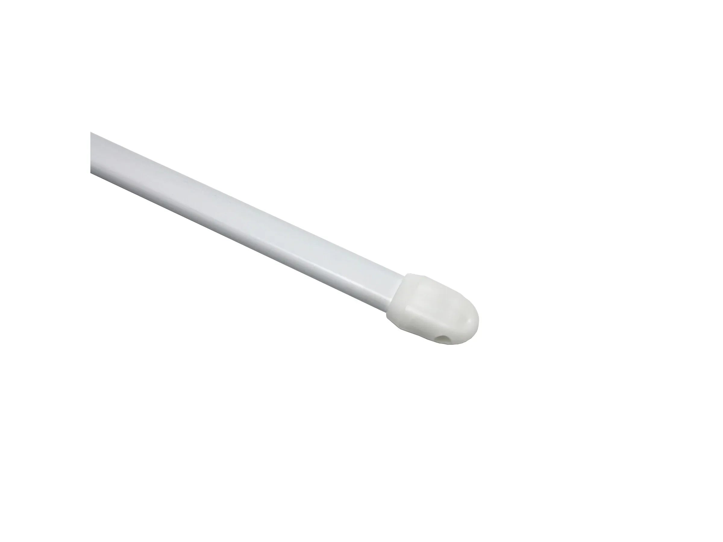 Gardinia White Flat Oval Extendable Net Curtain Rods 30-50cm 2-Pack - Gomix Brands Outlet