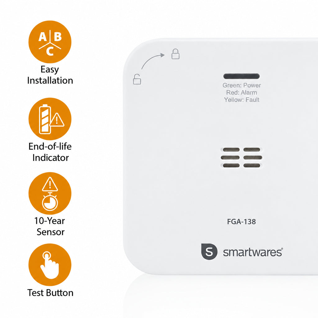 Smartwares FGA-13800 Carbon Monoxide Detector