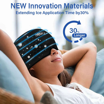 Reusable Ice Head Wrap for Migraine Relief: Flexible Cold Compression Therapy - Gomix Brands Outlet